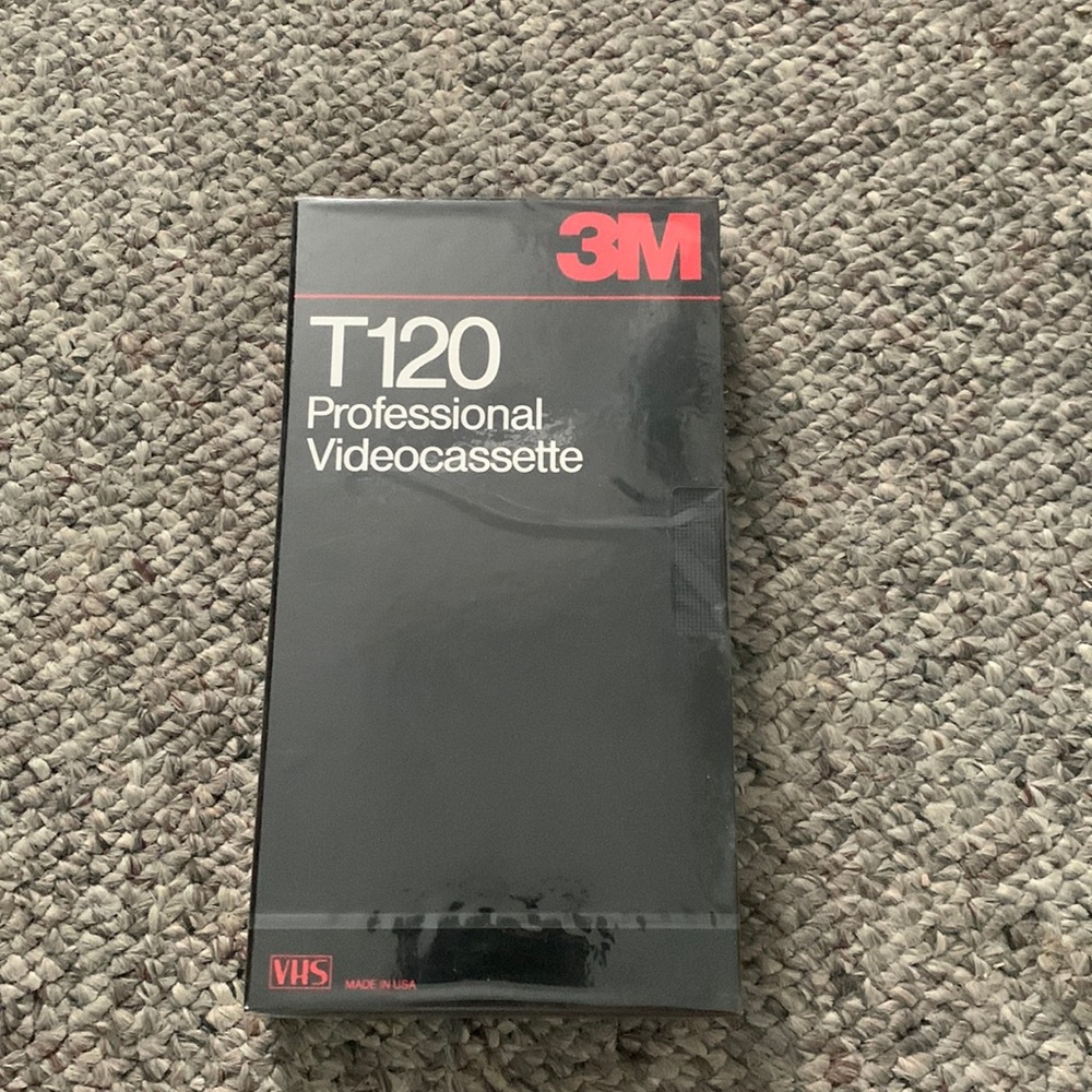 VHS T120 Professional Videocassette